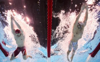 Paris Olympics swimmers who noted the pool is 'slow' as gold medal times don't approach world records